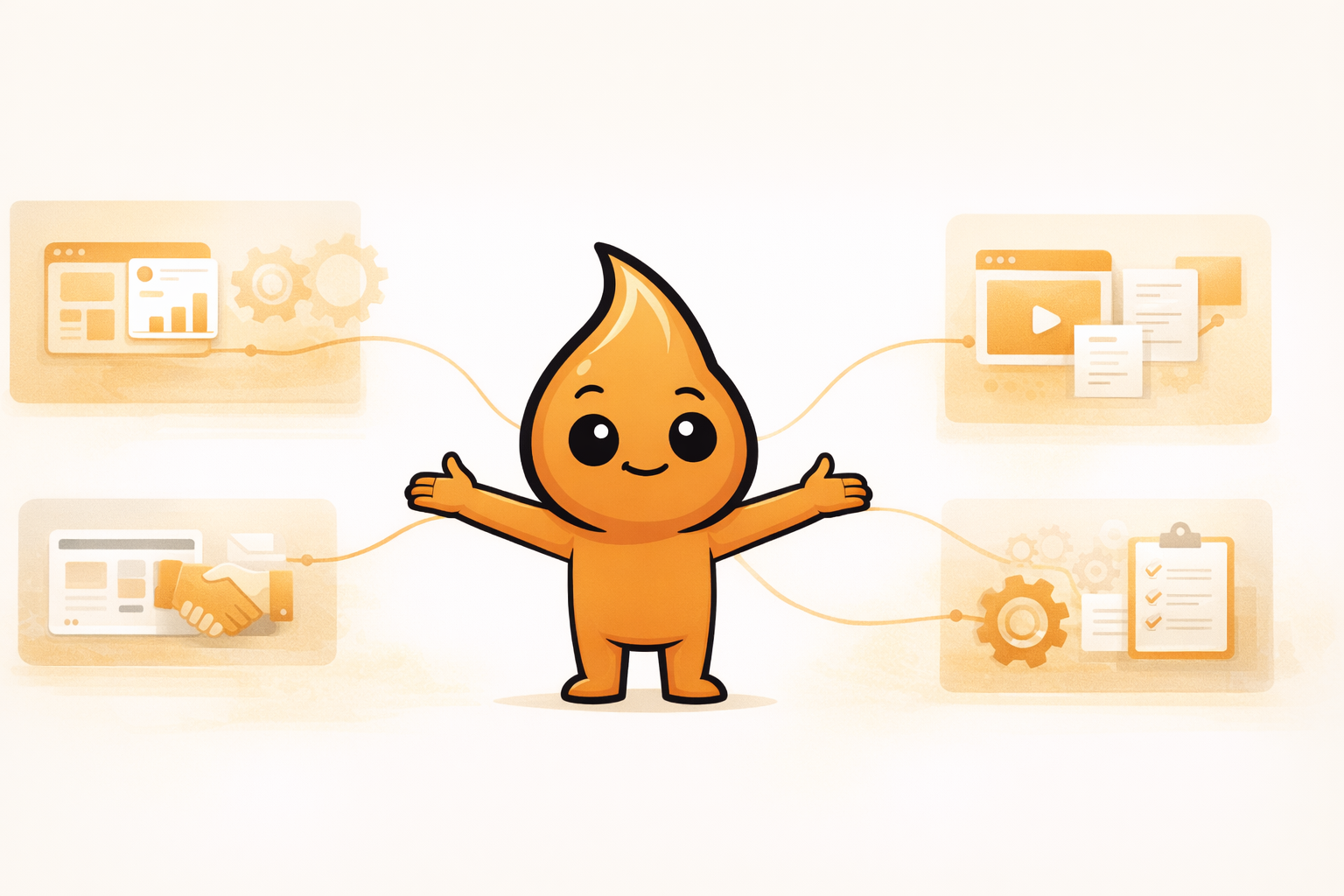 Bóris organizando as diferentes frentes de trabalho da equipe